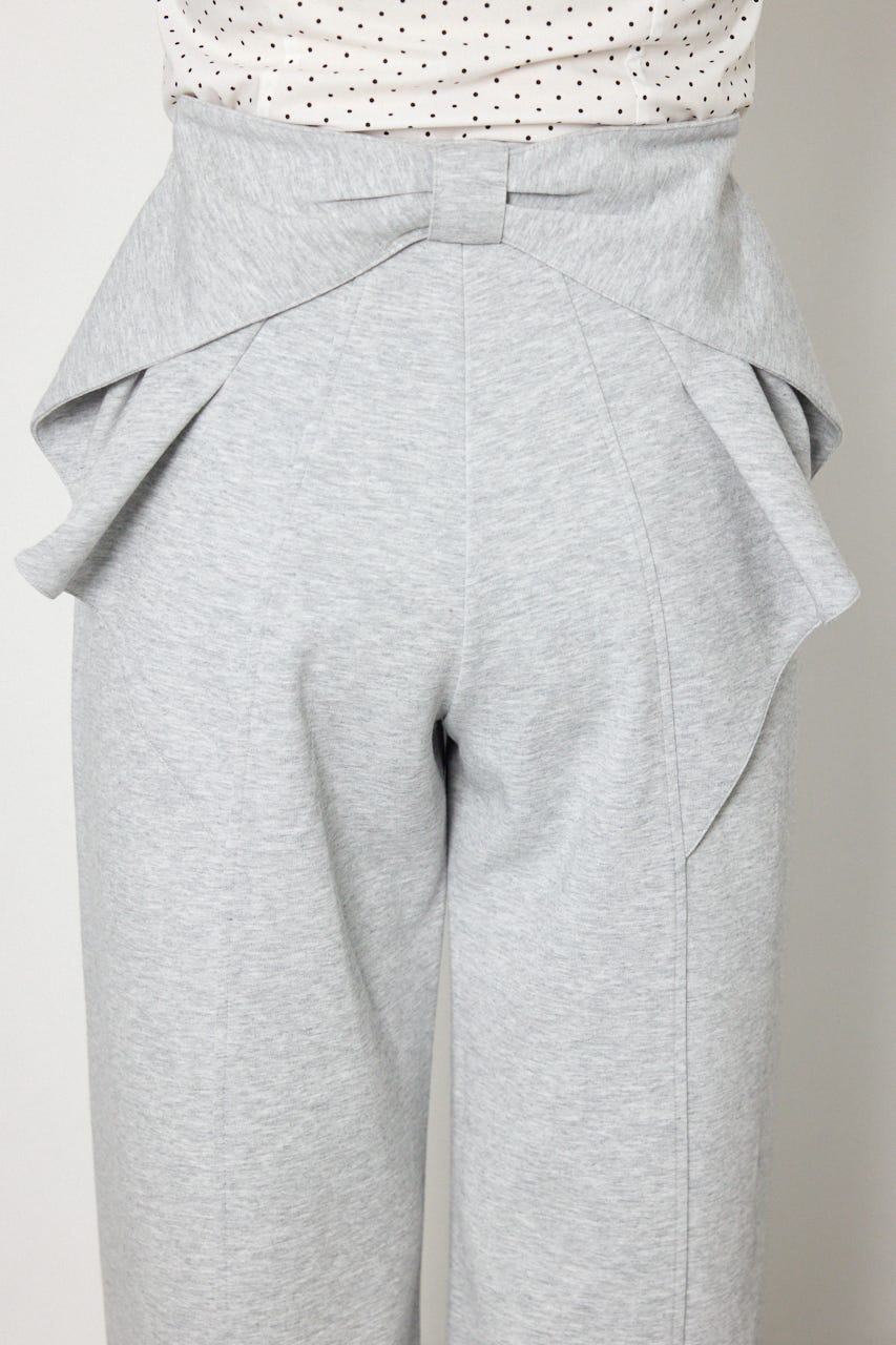 ビッグリボンスウェットパンツ L/T.GRY S