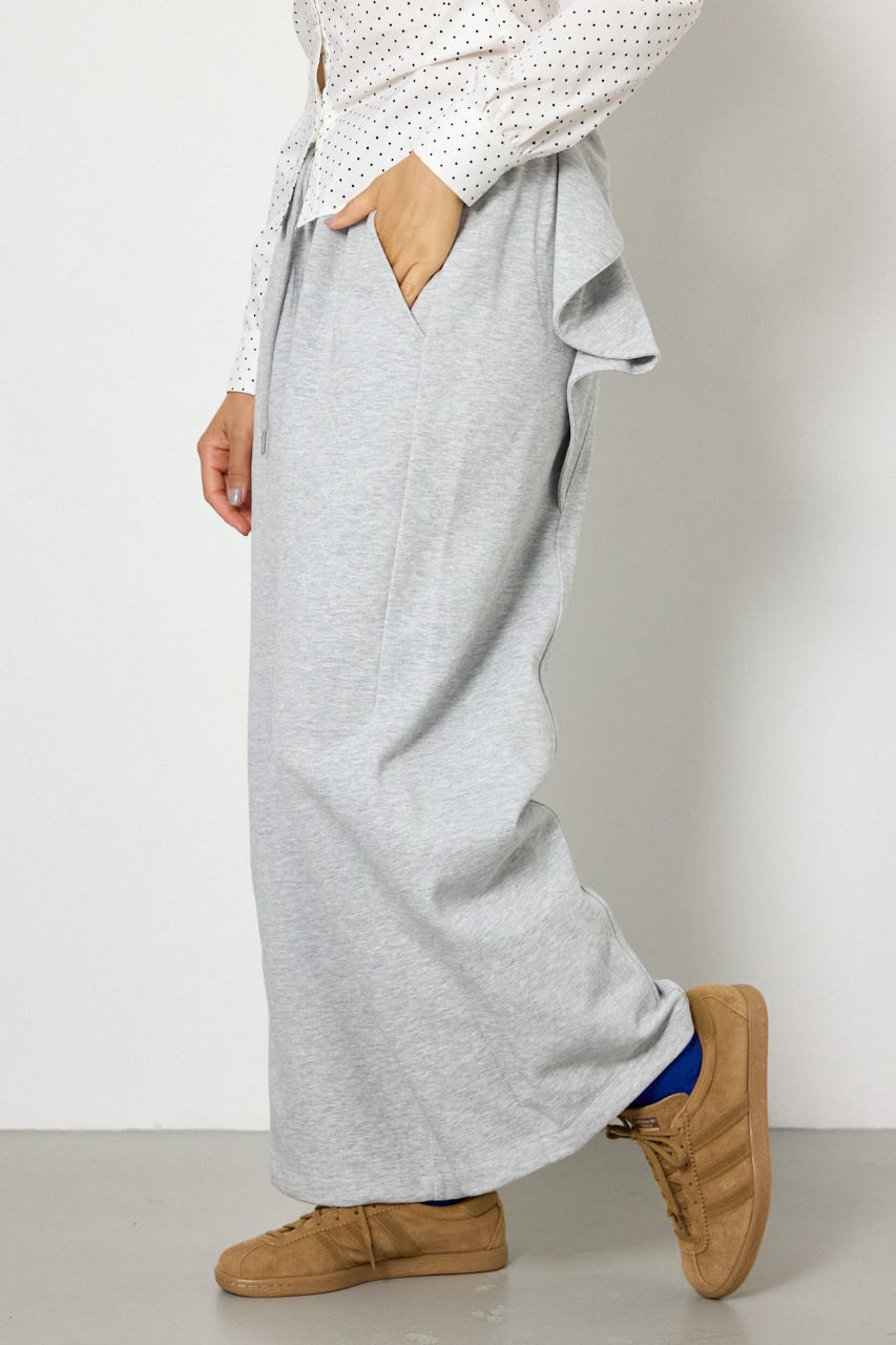 ビッグリボンスウェットパンツ L/T.GRY S