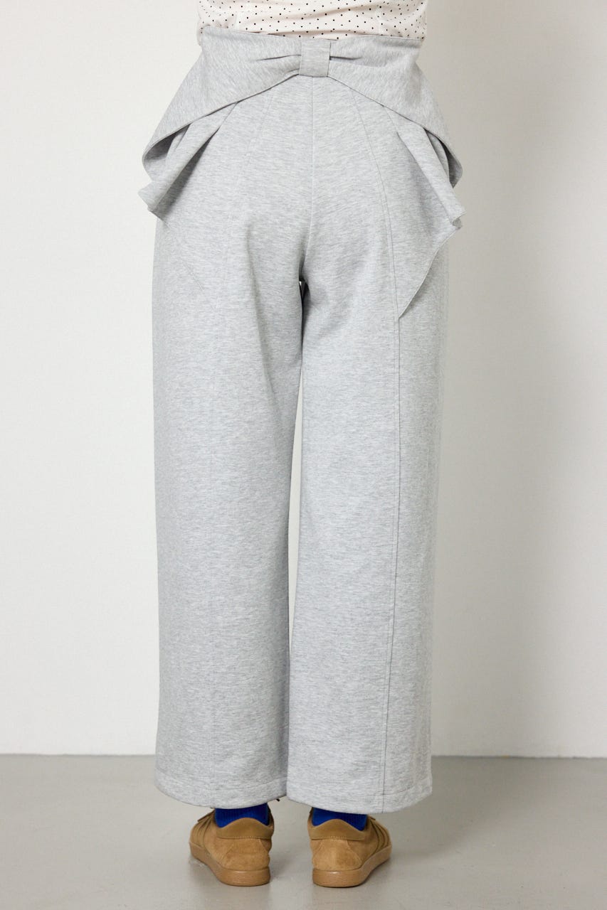 ビッグリボンスウェットパンツ L/T.GRY S
