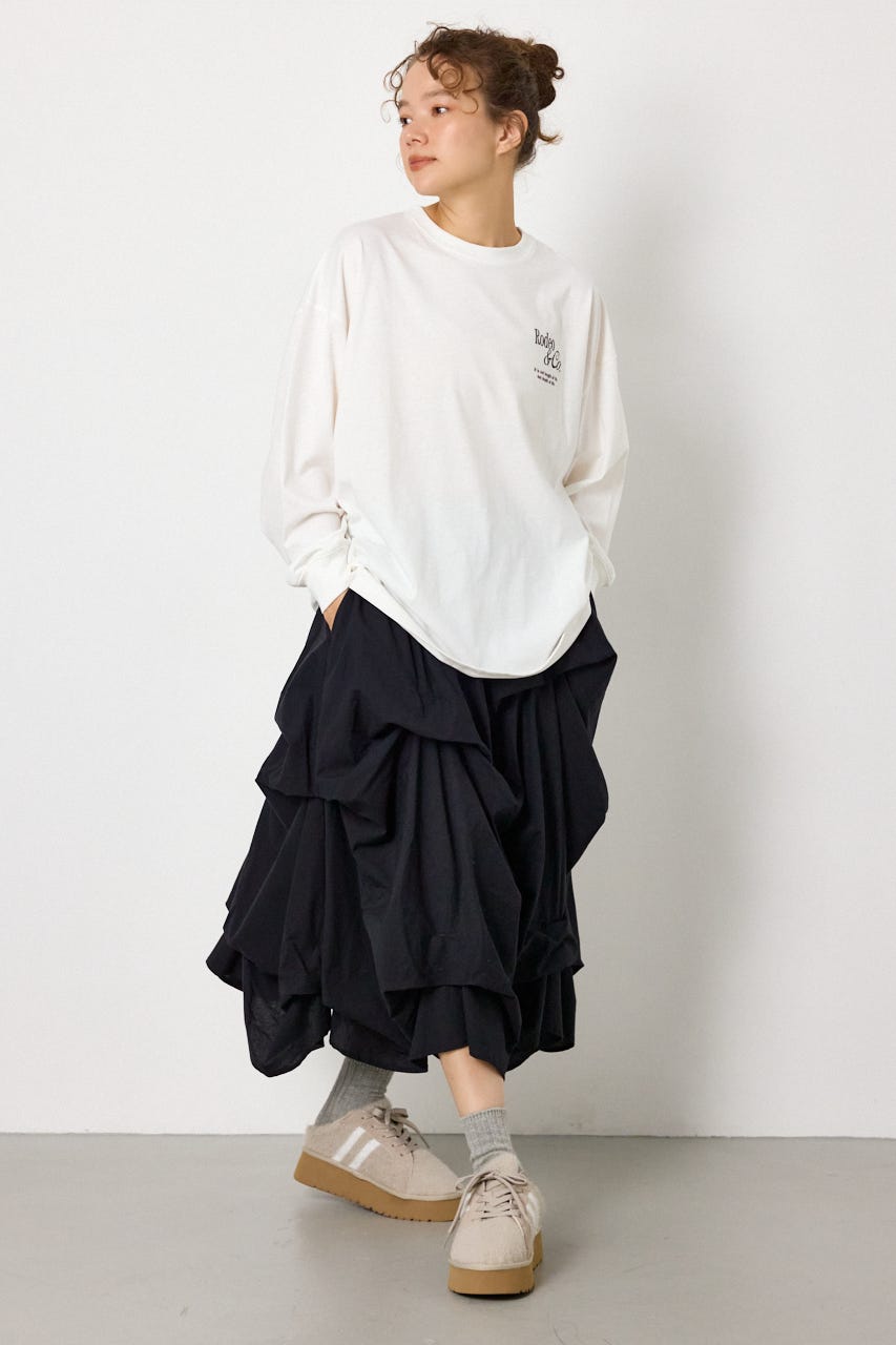 ランダムタックスカート BLK FREE