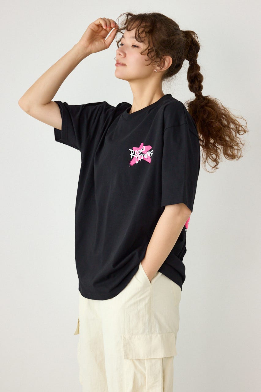Cool Graffiti Logo Tシャツ BLK FREE