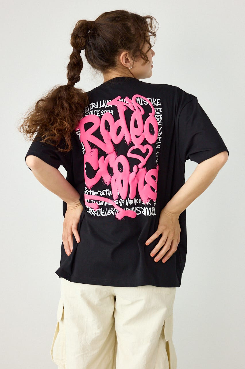 Cool Graffiti Logo Tシャツ BLK FREE