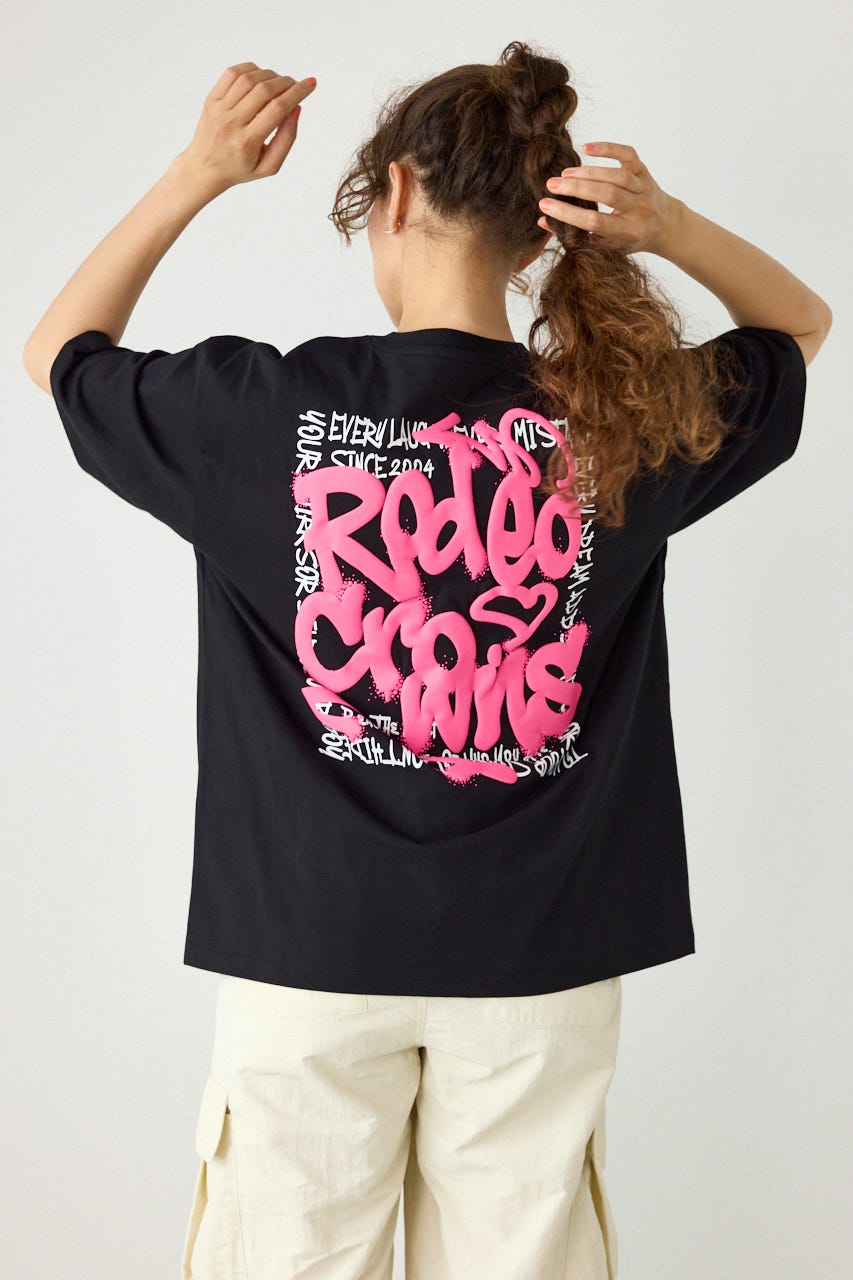 Cool Graffiti Logo Tシャツ BLK FREE