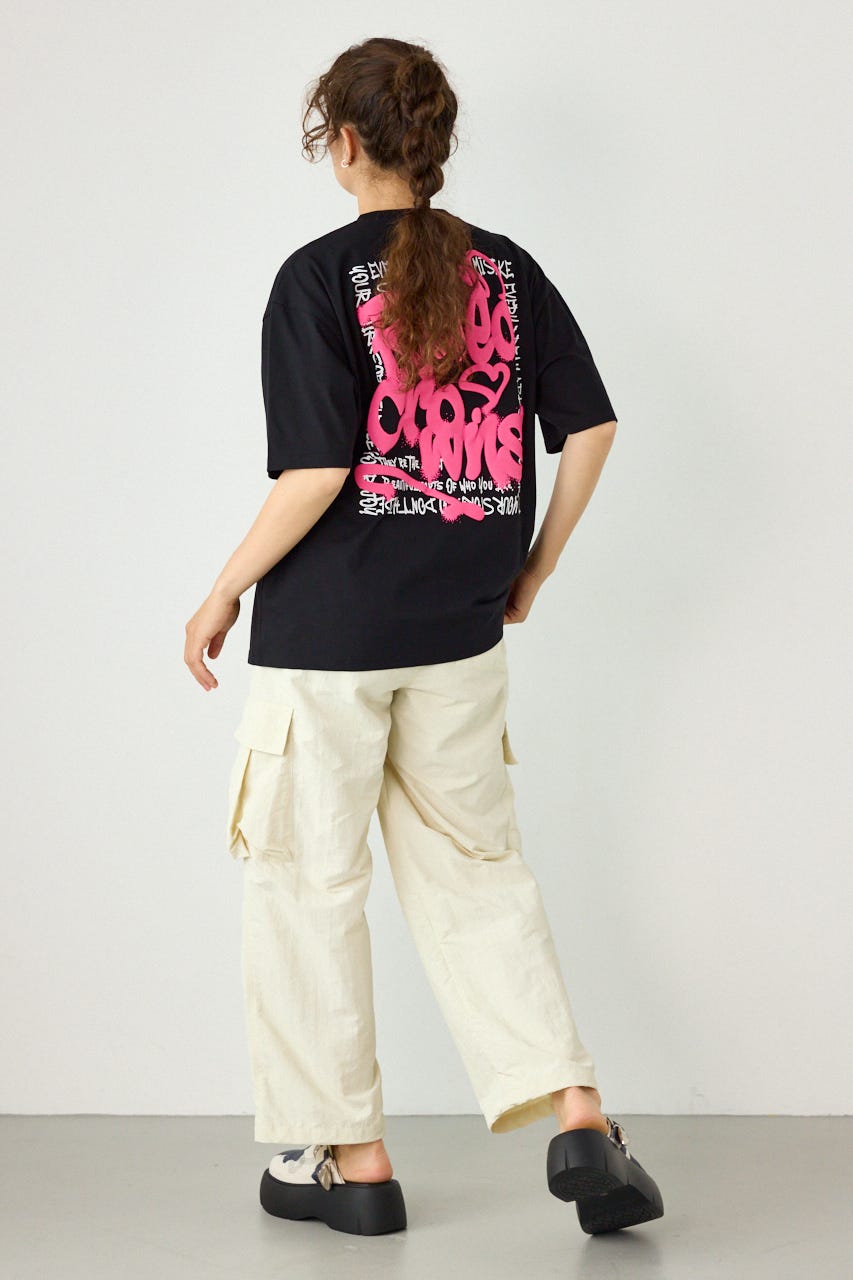 Cool Graffiti Logo Tシャツ BLK FREE