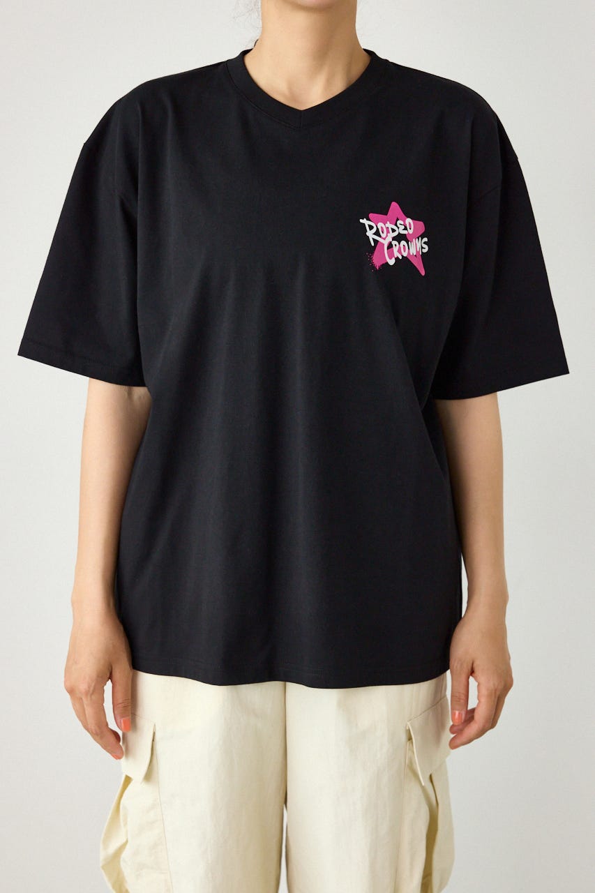 Cool Graffiti Logo Tシャツ BLK FREE