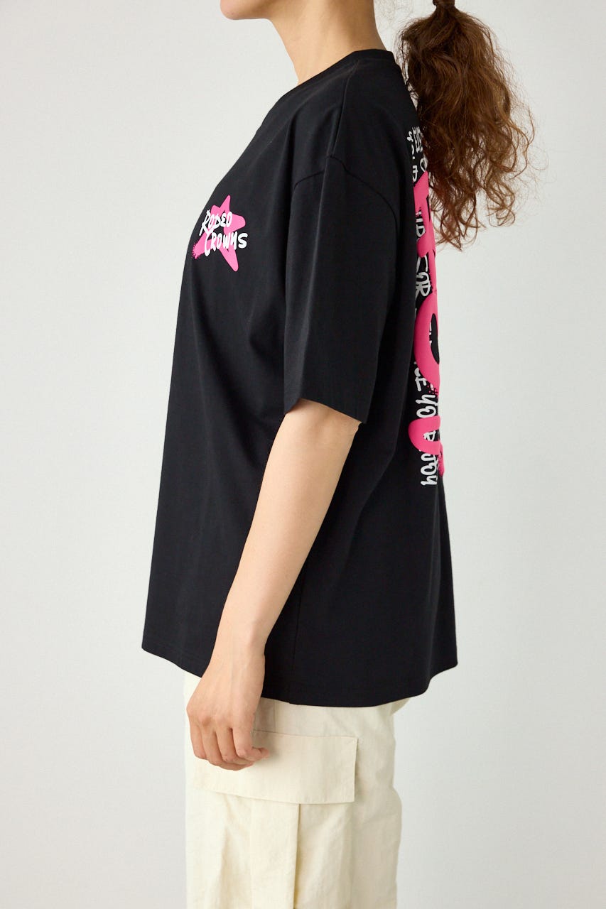 Cool Graffiti Logo Tシャツ BLK FREE
