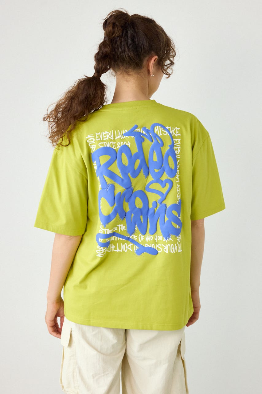 Cool Graffiti Logo Tシャツ LIME FREE