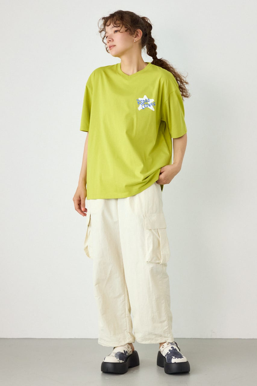Cool Graffiti Logo Tシャツ LIME FREE