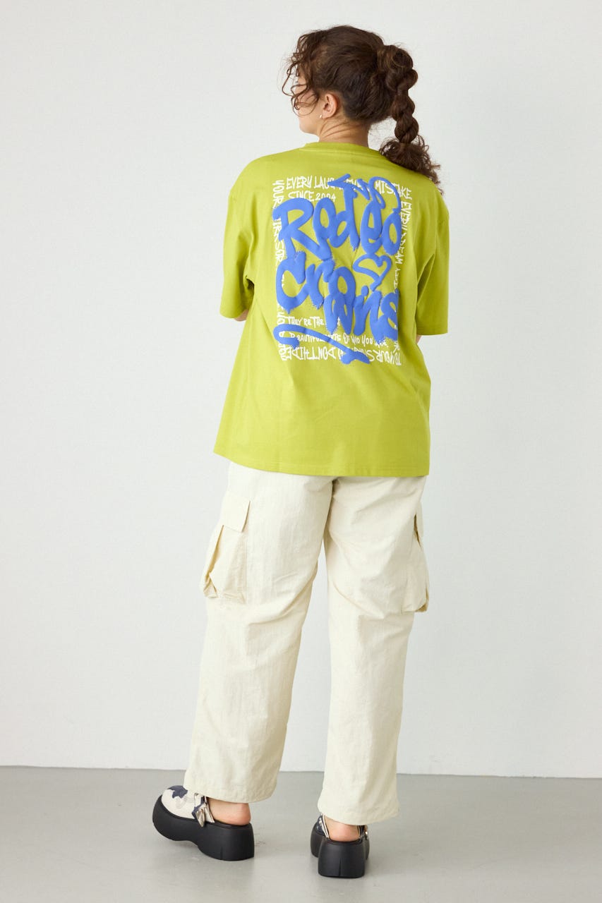 Cool Graffiti Logo Tシャツ LIME FREE
