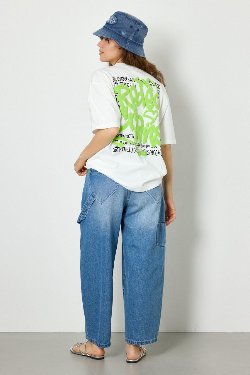 Cool Graffiti Logo Tシャツ O/WHT FREE