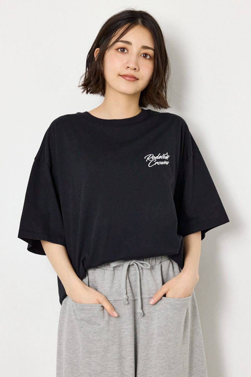 アップリケクラウンロゴTシャツ