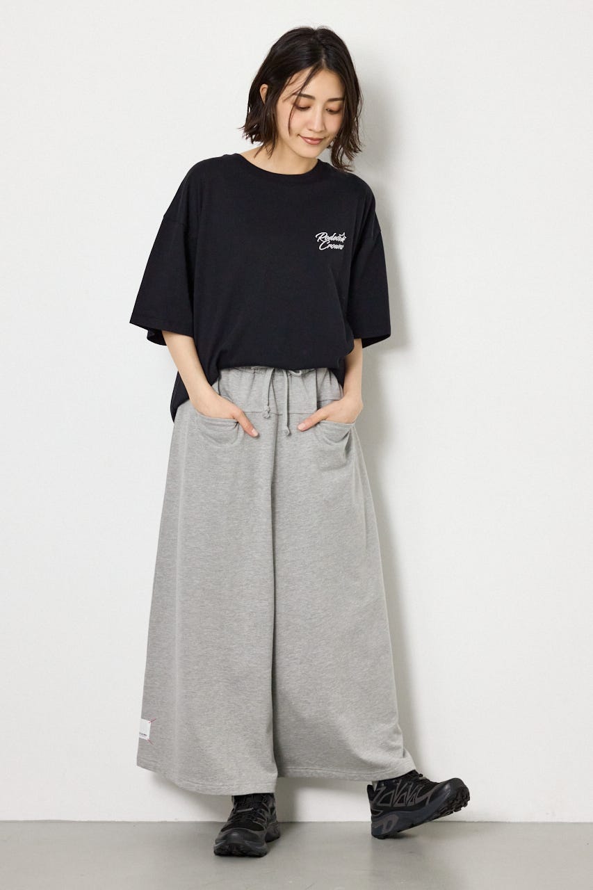 アップリケクラウンロゴTシャツ BLK FREE