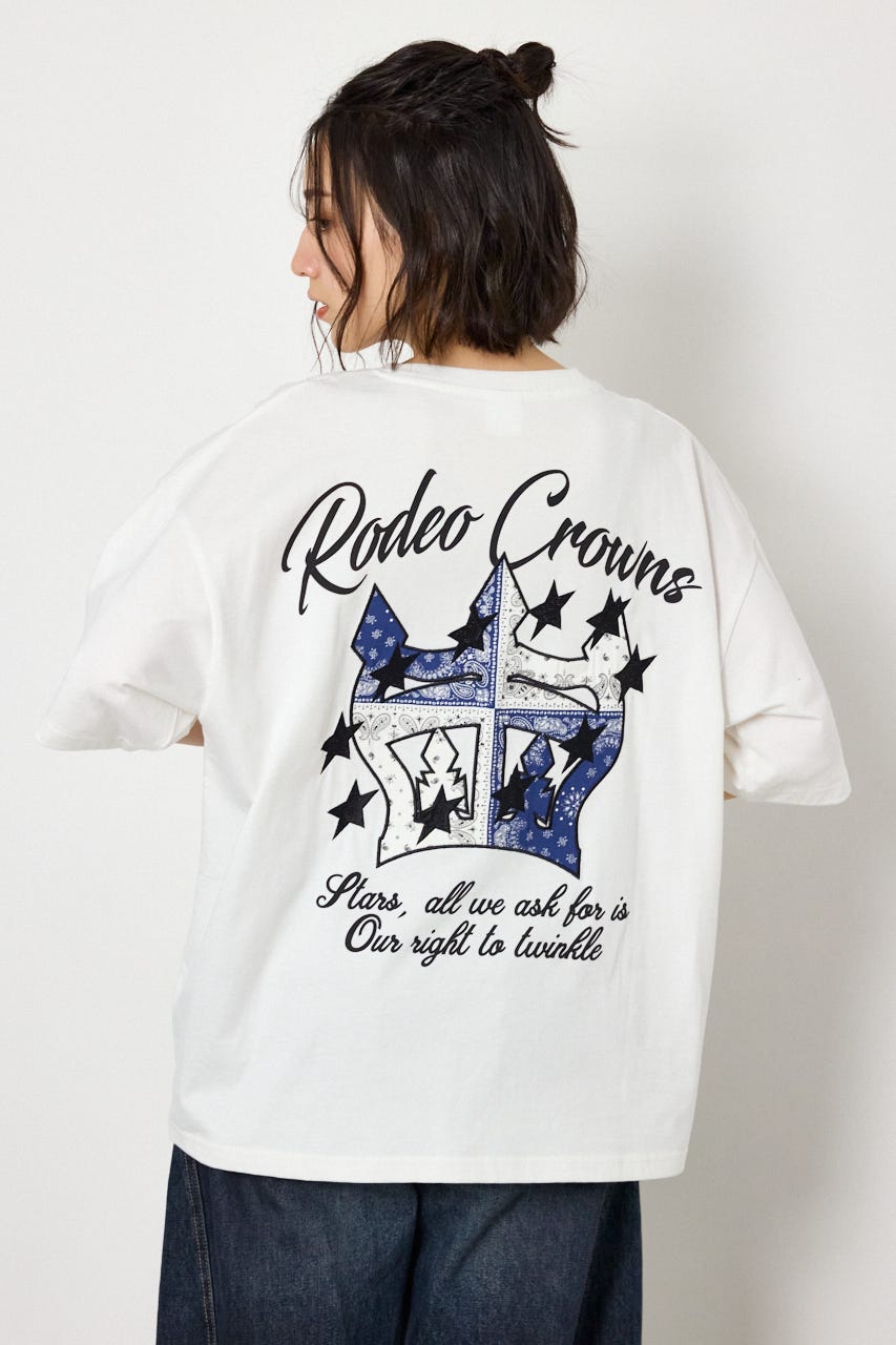 アップリケクラウンロゴTシャツ