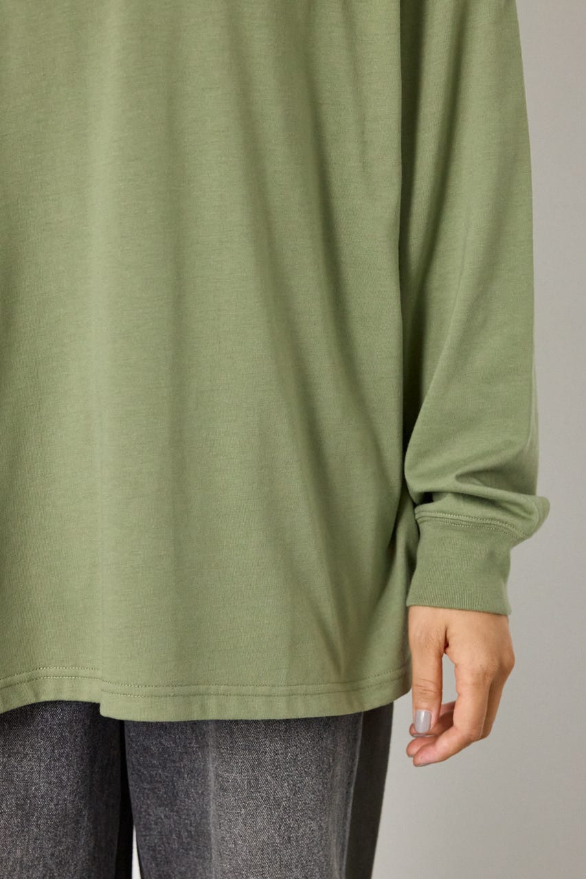 ホットフィットスタッズロゴロングTシャツ KHA FREE