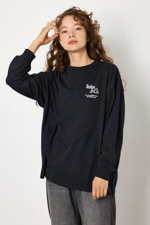 ホットフィットスタッズロゴロングTシャツ