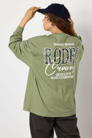 ホットフィットスタッズロゴロングTシャツ