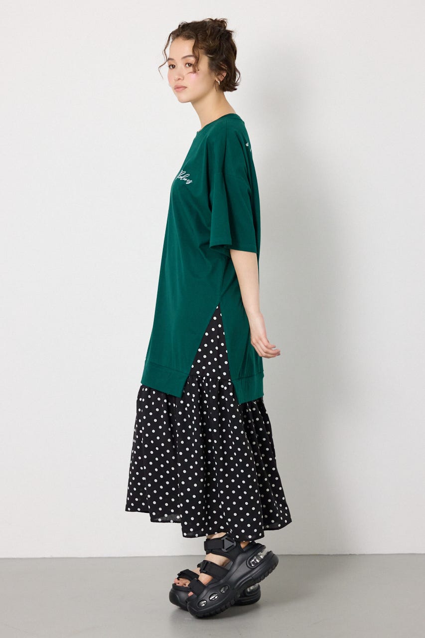 ドッキングパターンマキシワンピース D/GRN FREE
