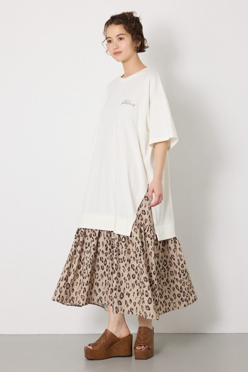 mmm♡レース被布 RODEO CROWNS WIDE BOWL | ドッキングパターンマキシワンピース