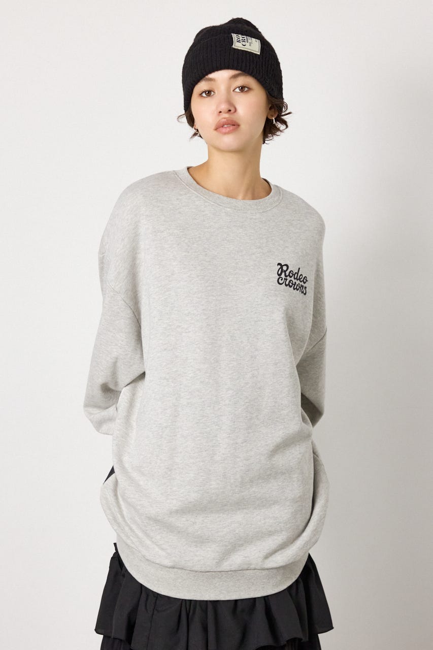 パイルスイッチスウェットワンピ L/T.GRY FREE
