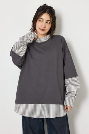 レイヤードビッグTシャツ