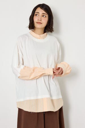 レイヤードビッグTシャツ