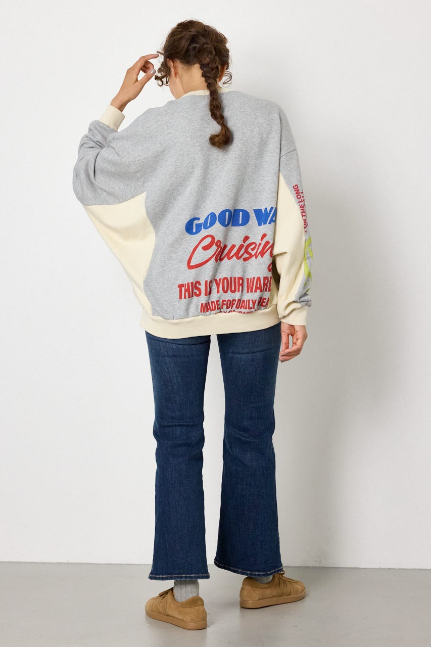 カスタムビッグトップス 柄T.GRY FREE