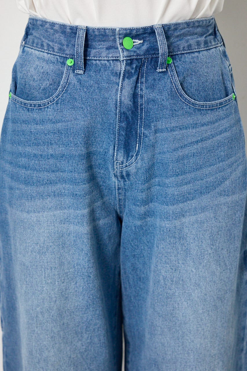 Heart Pocket ペインターカーブデニム BLU S