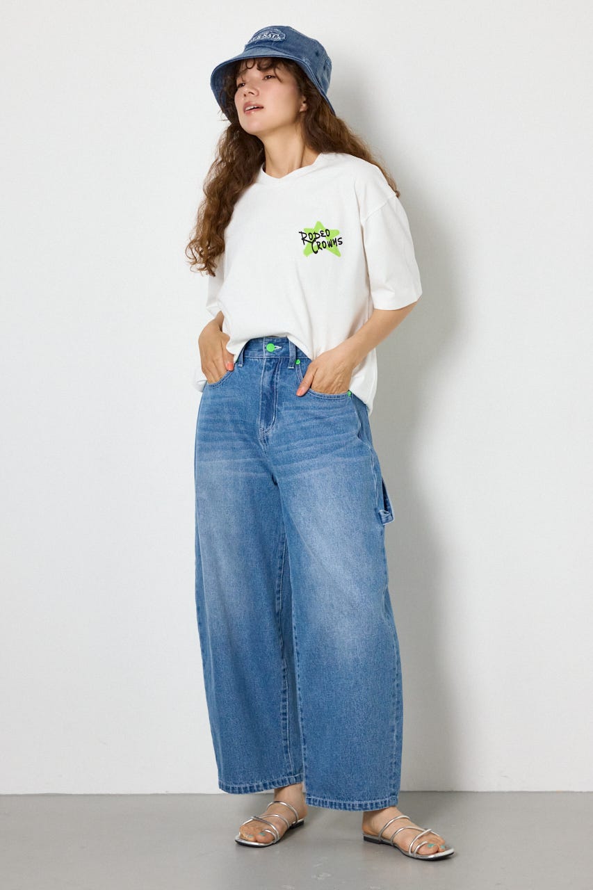 Heart Pocket ペインターカーブデニム BLU S