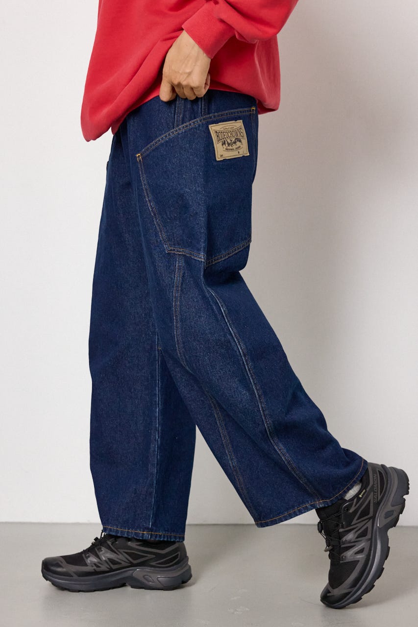 ビッグポケットバルーンデニム One Wash M