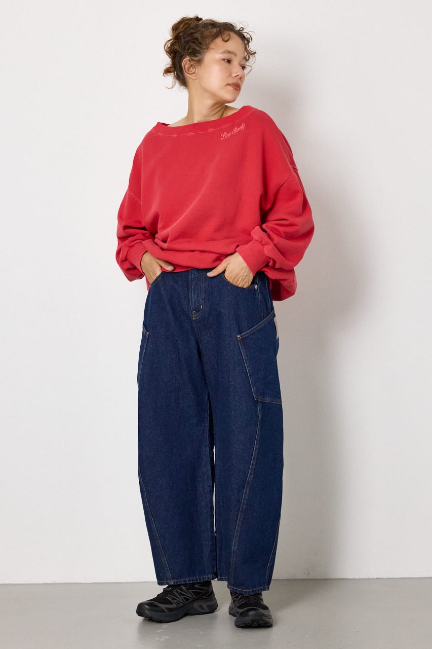 ビッグポケットバルーンデニム One Wash M