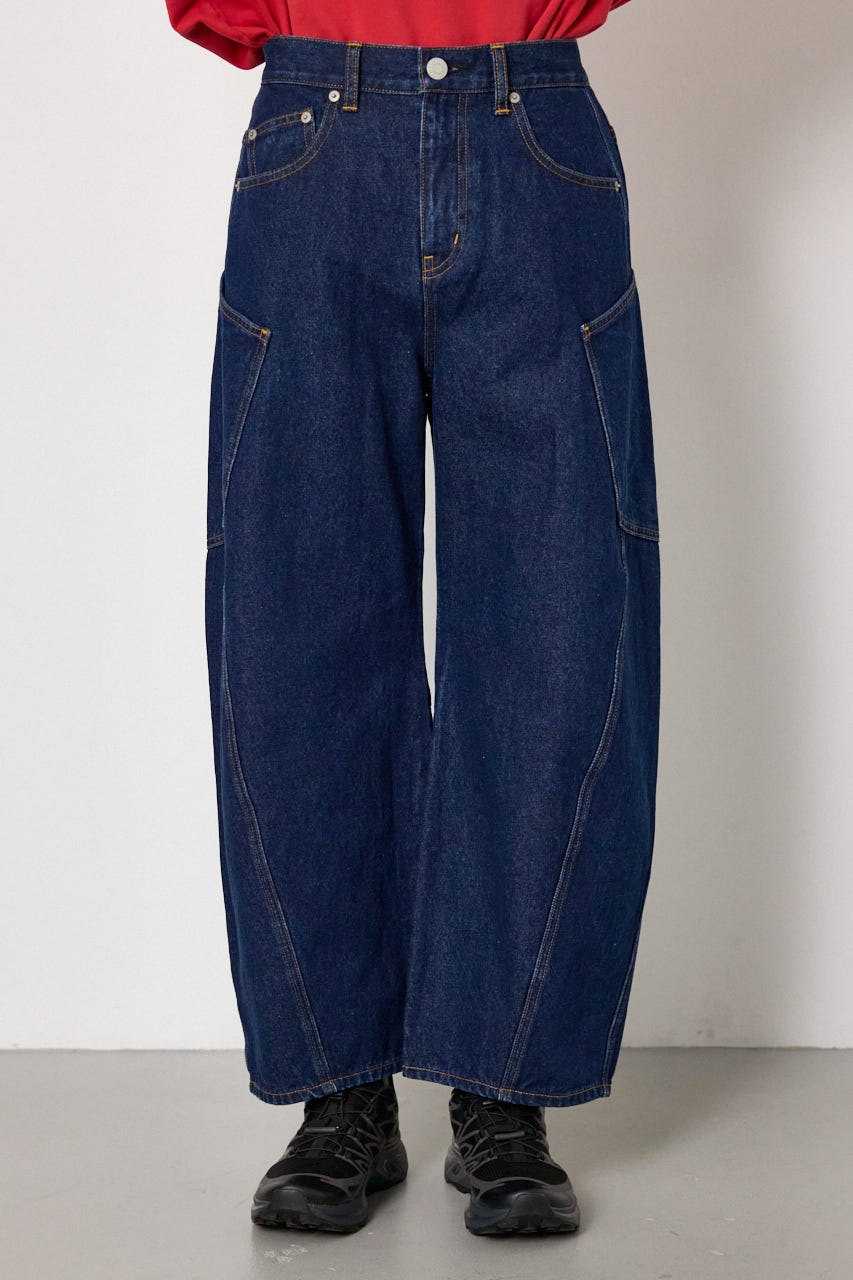 ビッグポケットバルーンデニム One Wash M