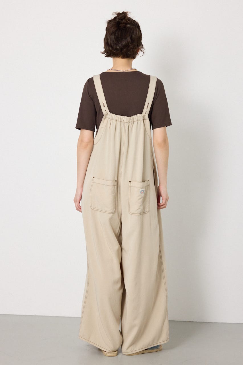 サロペットtaaaa様 RODEO CROWNS WIDE BOWL | Thickness DENIMギャザーサロペット