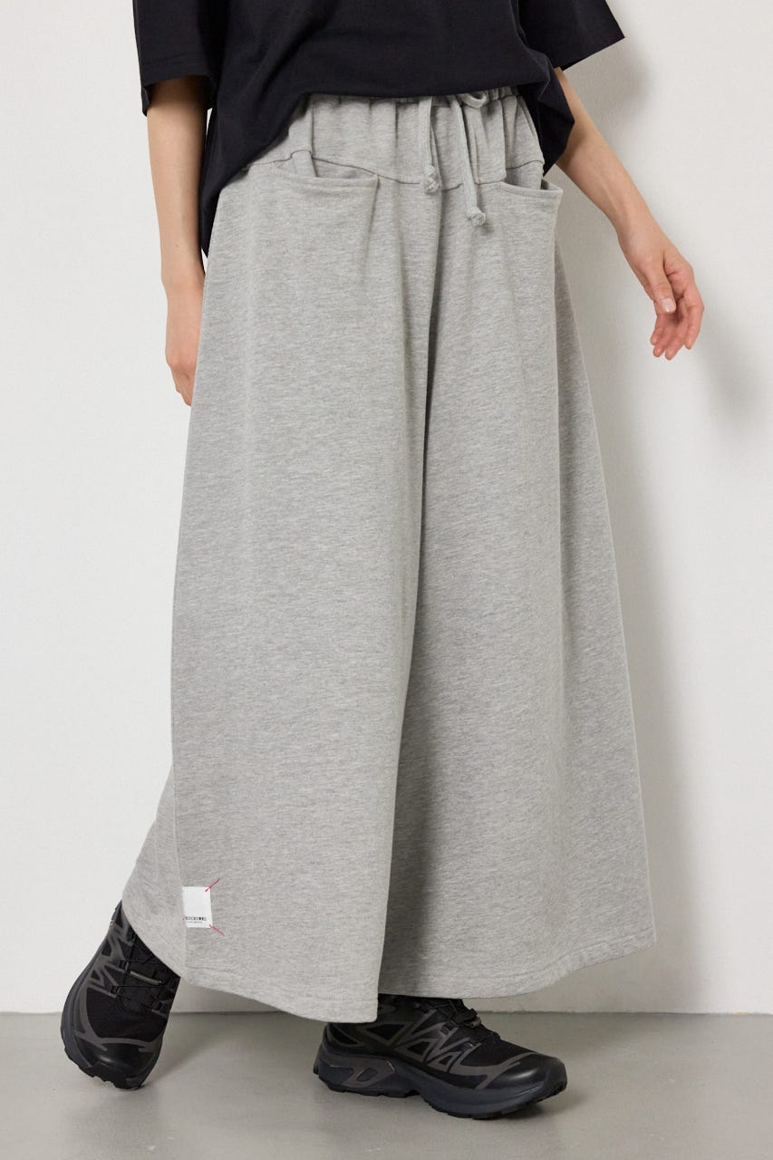 ラフステッチネームスウェットスカンツ L/T.GRY FREE