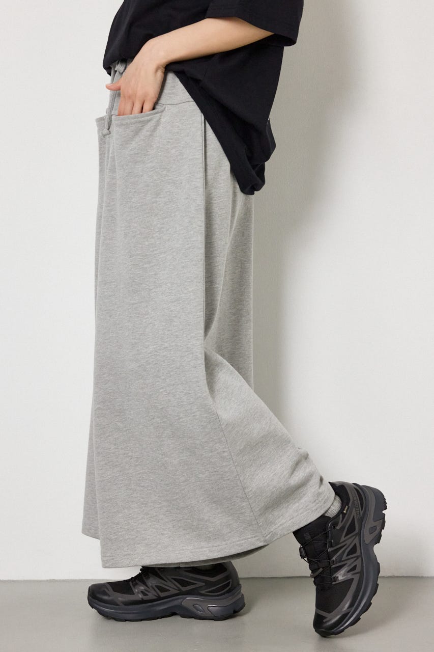 ラフステッチネームスウェットスカンツ L/T.GRY FREE