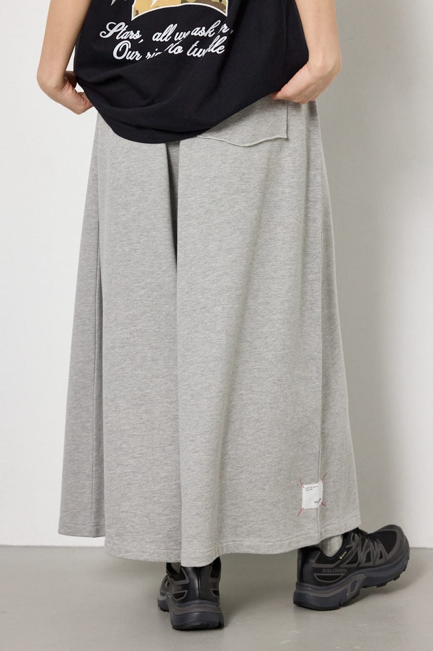 ラフステッチネームスウェットスカンツ L/T.GRY FREE