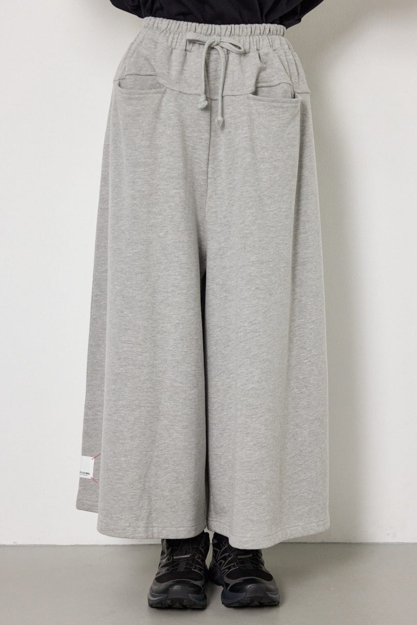 ラフステッチネームスウェットスカンツ L/T.GRY FREE