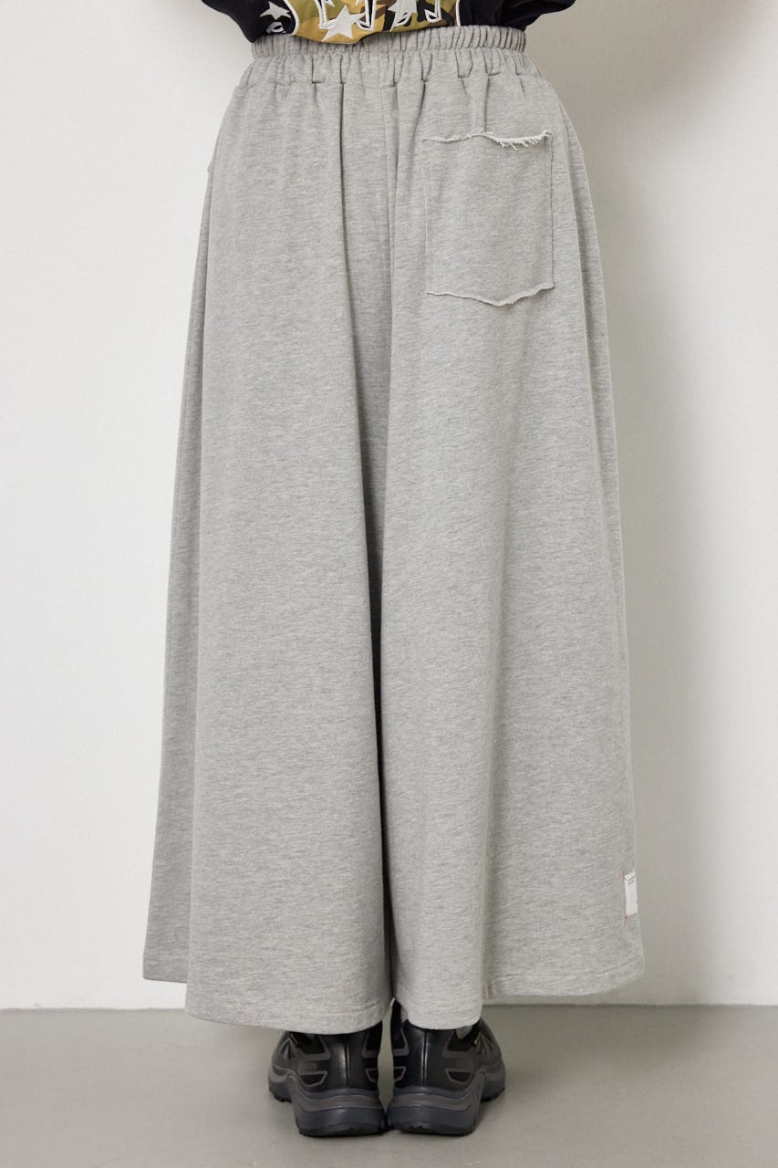 ラフステッチネームスウェットスカンツ L/T.GRY FREE