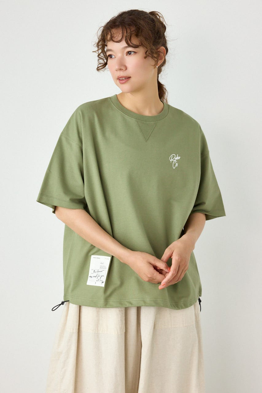 ロゴワイドカットトップス KHA FREE