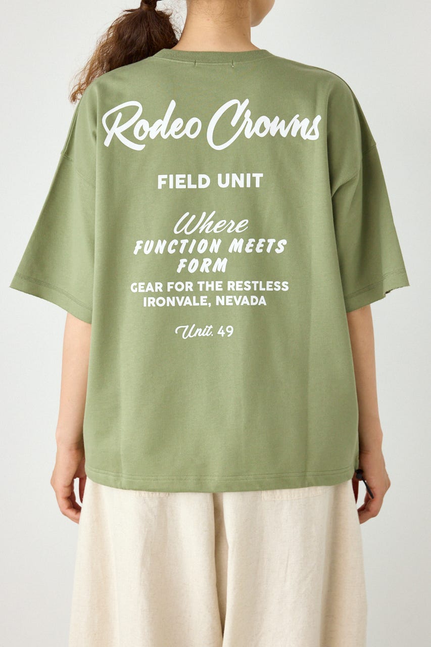 ロゴワイドカットトップス KHA FREE