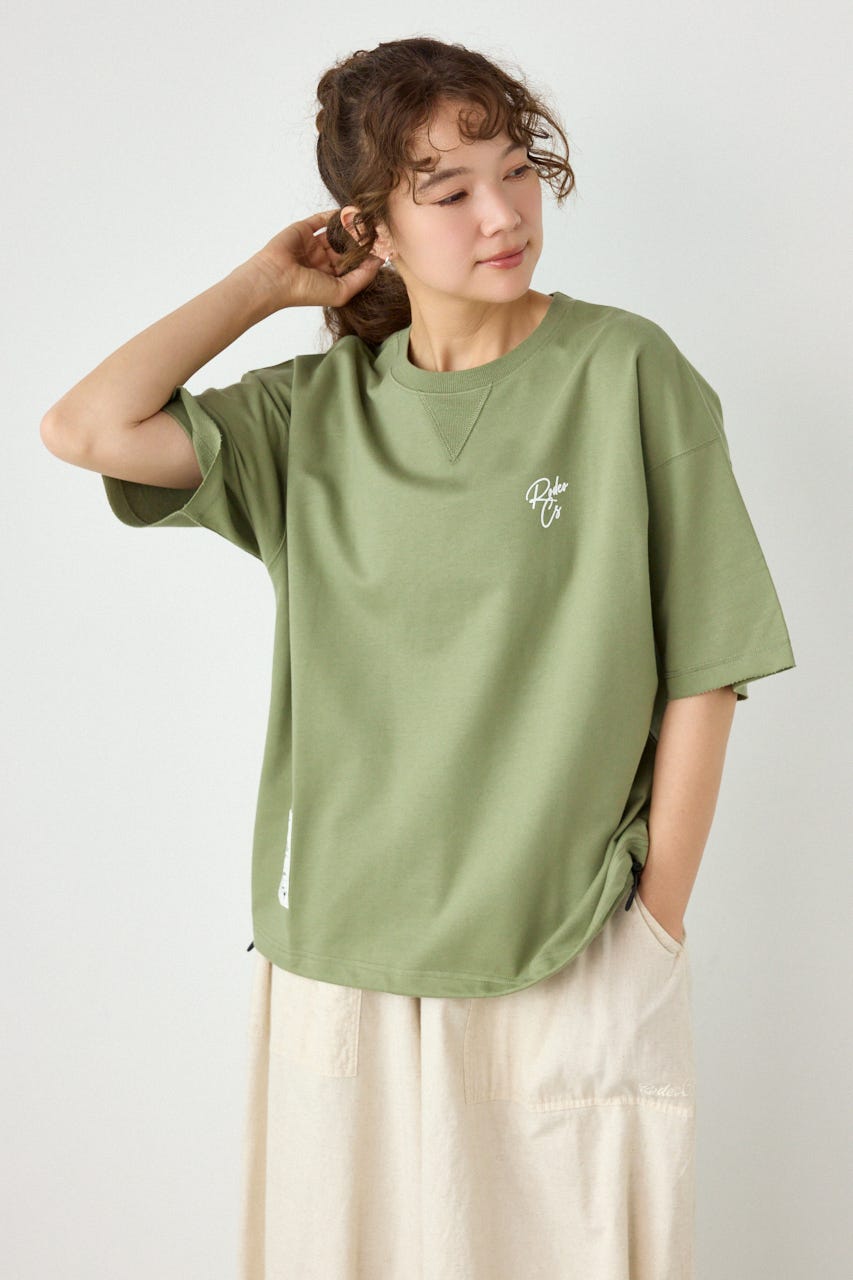 ロゴワイドカットトップス KHA FREE