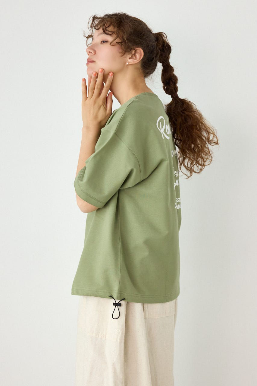 ロゴワイドカットトップス KHA FREE