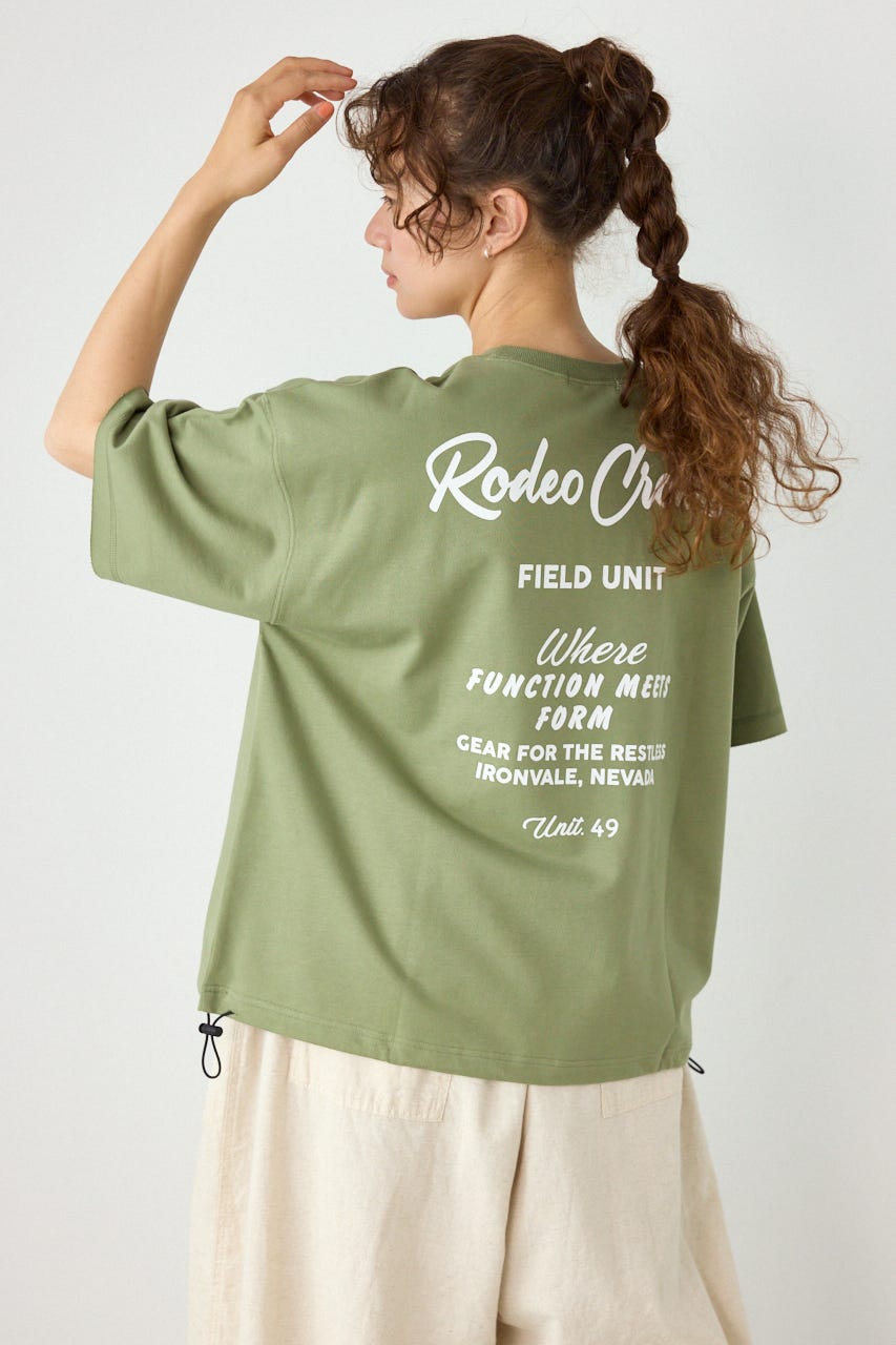 ロゴワイドカットトップス KHA FREE