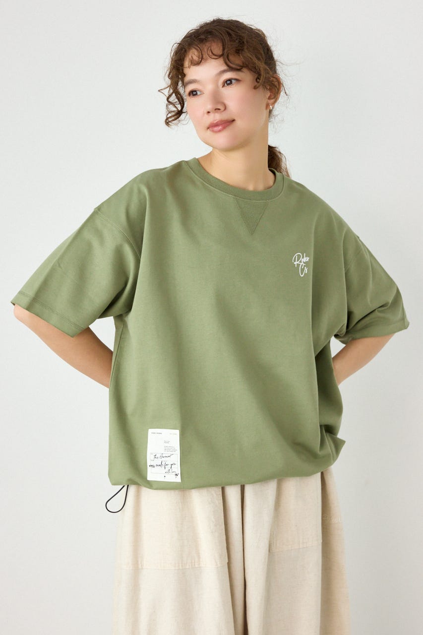 ロゴワイドカットトップス KHA FREE