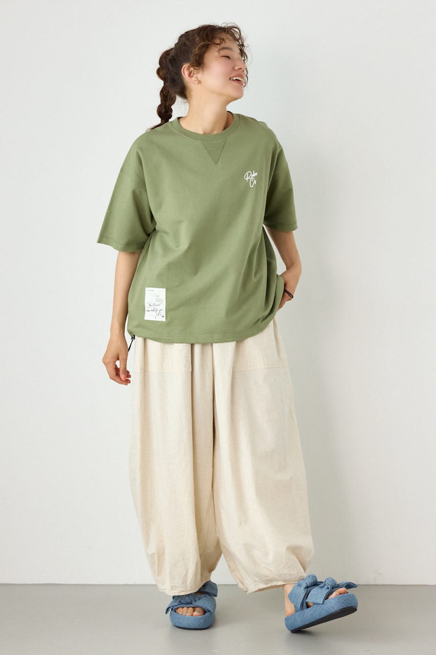 ロゴワイドカットトップス KHA FREE