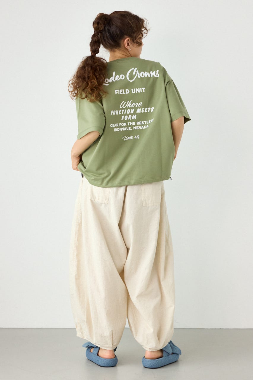 ロゴワイドカットトップス KHA FREE