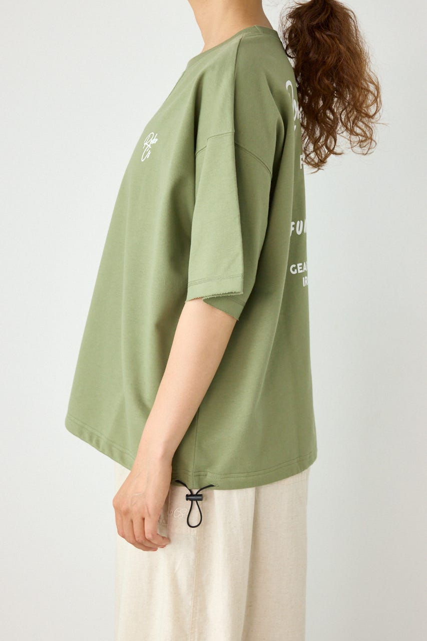 ロゴワイドカットトップス KHA FREE