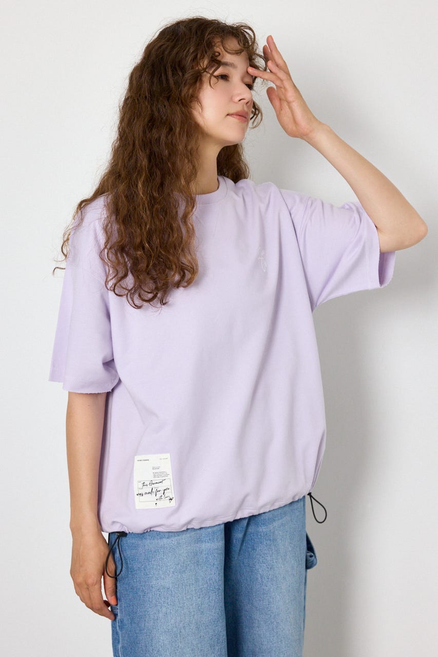 ロゴワイドカットトップス L/PUR FREE