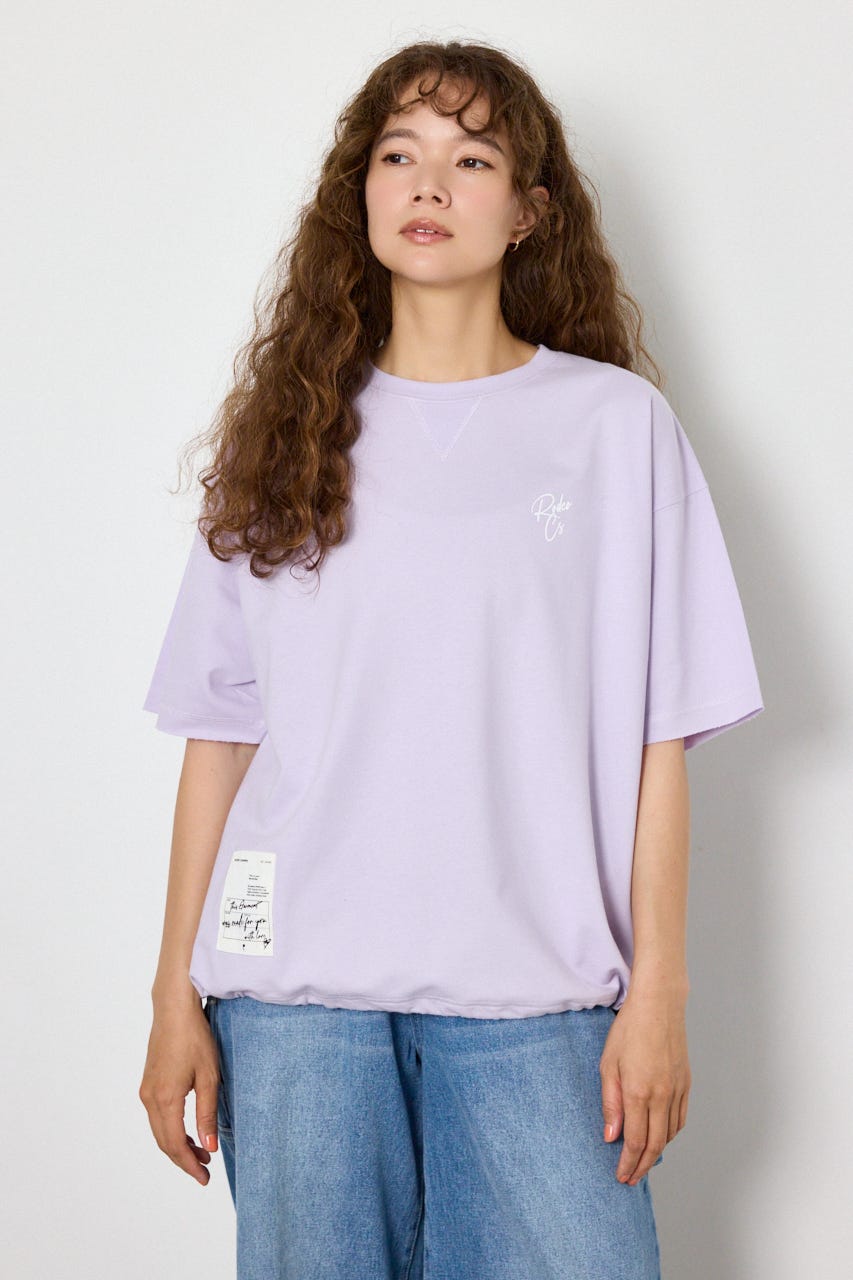 ロゴワイドカットトップス L/PUR FREE