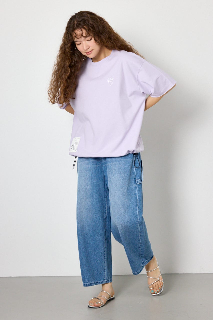 ロゴワイドカットトップス L/PUR FREE