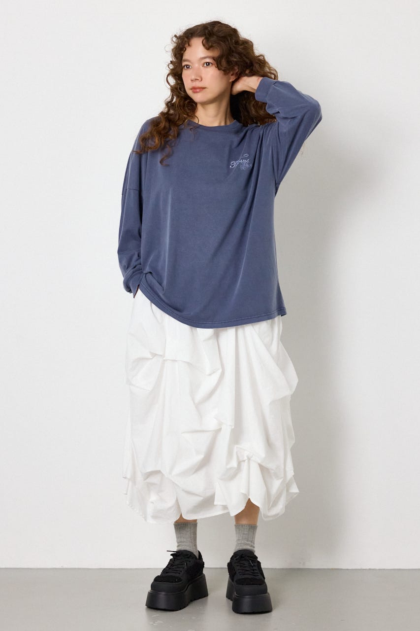 TCRロングスリーブTシャツ NVY FREE